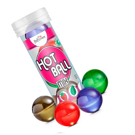Hot Ball Mix Sabores Bolinhas Explosivas Hot Flowers