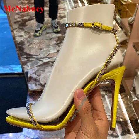 Sandalias Cl Sicas Con Hebillas En El Tobillo Para Mujer Zapatos De