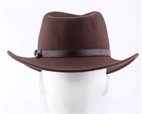 Crushable Cowboy Hat - Brown Wool Felt on Storenvy