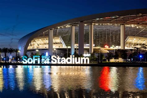 Download A Birds Eye View Of The Iconic Sofi Stadium In Inglewood Ca
