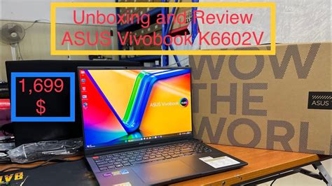 Unboxing And Review Asus Vivobook Pro 16 Oled K6602vv Youtube