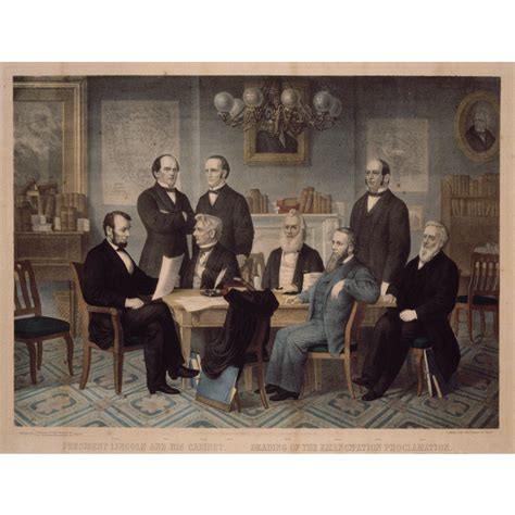 President Lincoln And His Cabinet National Portrait Gallery