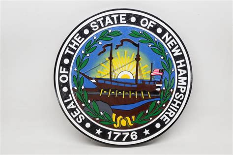 New Hampshire State Seal Plaque Scalecraft