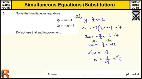 Simultaneous Equations Practice Gcse Tessshebaylo