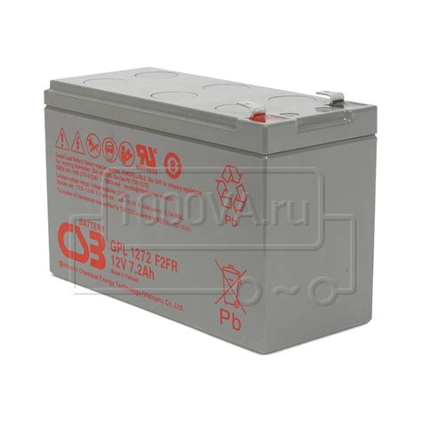 Купить аккумулятор CSB GPL 1272 по выгодной цене - www.1000va.ru