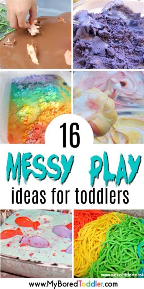 16 Fun And Easy Messy Play Ideas For Toddlers