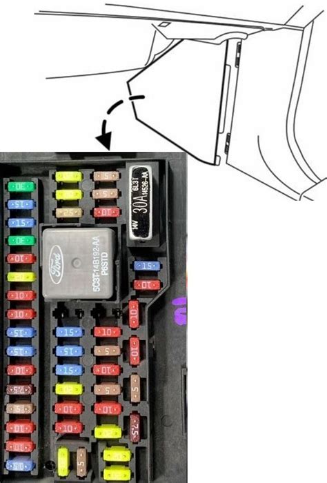 Fuse Box Diagram Ford Expedition 2007 2017 Relay With Assignment And Location