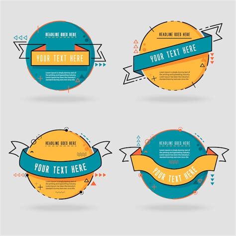 Premium Vector | Badge templates collection