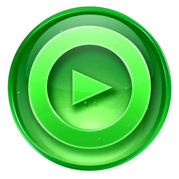 Green Play Button PNG Transparent Images Free Download | Vector Files ...