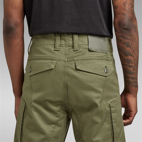 Zip Pocket 3D Skinny Cargo Pants Green G Star RAW