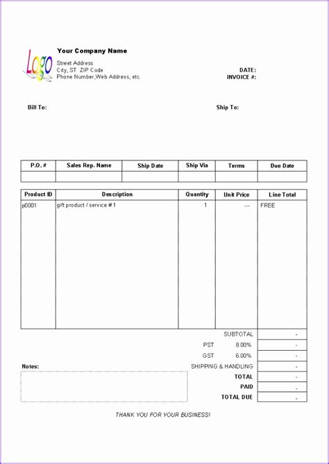 Carpet Installation Invoice Template Free Templates Wfacca Regarding