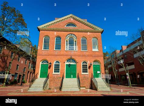 Salem Massachusettsusa September 14 2016 Old Salem Town Hall Which Is Now Home To The