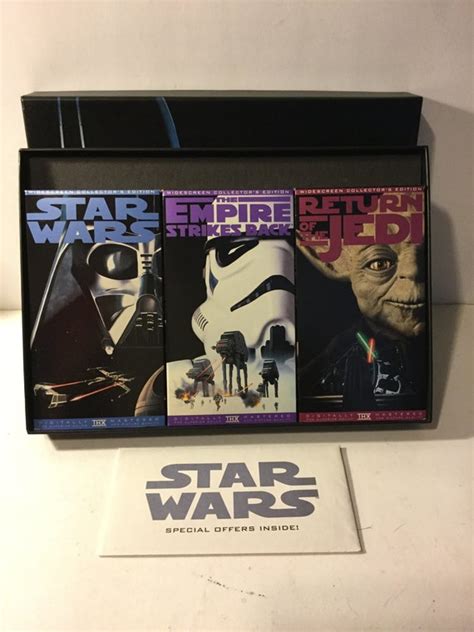 Vintage Star Wars Trilogy Movie VHS Darth Vader Collectors, 59% OFF