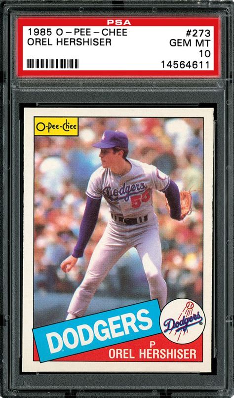 Auction Prices Realized Baseball Cards 1985 O-PEE-CHEE Orel Hershiser ...