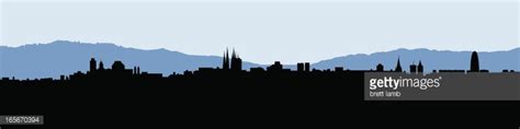 Barcelona Skyline Silhouette Stock Clipart | Royalty-Free | FreeImages