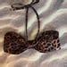 Serenibikini Leopard Print Strapless Bando Bikini Top Fully Lined Top Sizes Xs Thru Xl Etsy