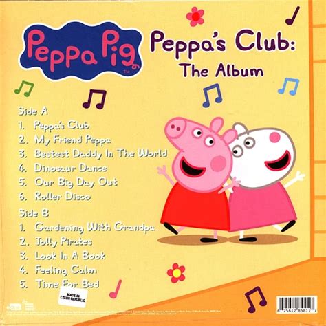 Peppa Pig Peppa S Club The Album Record Store Day Translucent