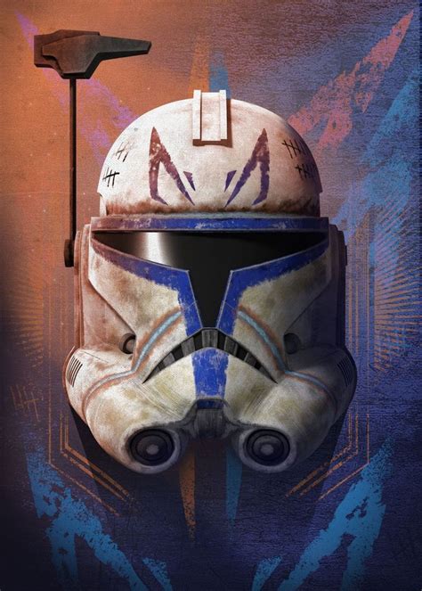 Captain Rex Poster By Star Wars Displate Star Wars Clones