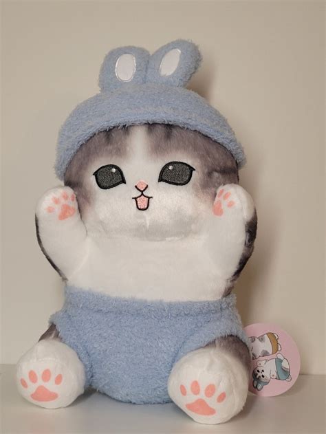 Mofusand Nyanpantsu Blue Bunny Large 30cm Plushie Mindzai Toy Shop