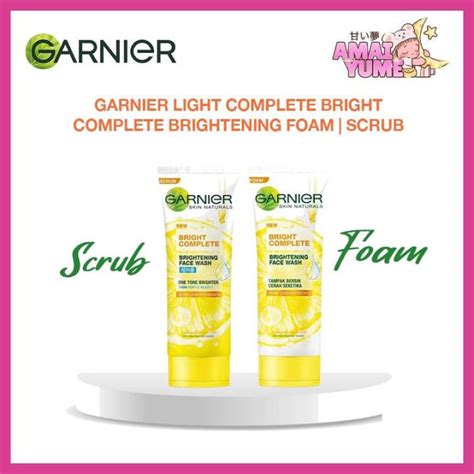 Garnier Light Complete Bright Complete Brightening Foam Scrub White