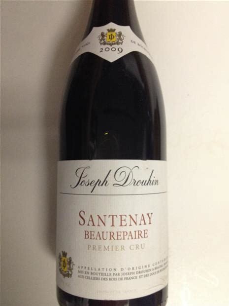 2009 Joseph Drouhin Santenay 1er Cru Beaurepaire France Burgundy