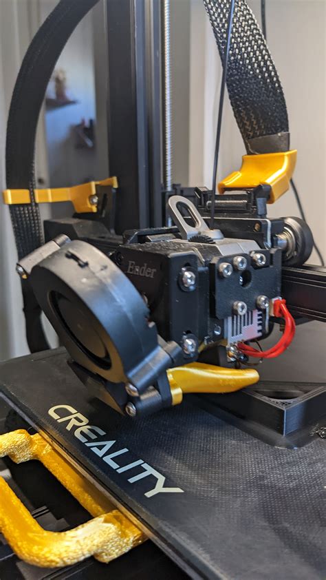 3D printer ENDER 3 S1/PRO SPRITE, V3 AIR DUCT 5015 OR 4020 • made with ...