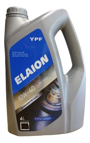 Aceite Ypf Elaion Ts Semisintetico W Litros