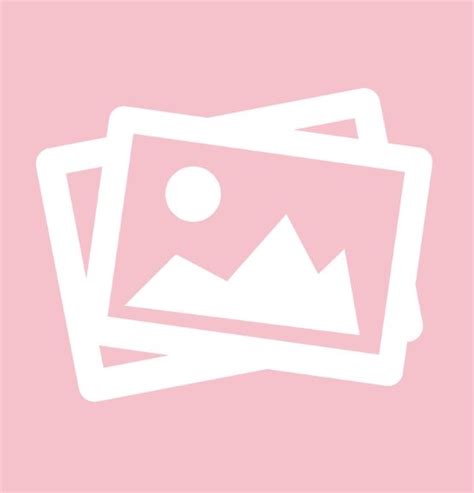 Pale Pink Photos Icon Ios App Icon Design Iphone Photo App App Icon