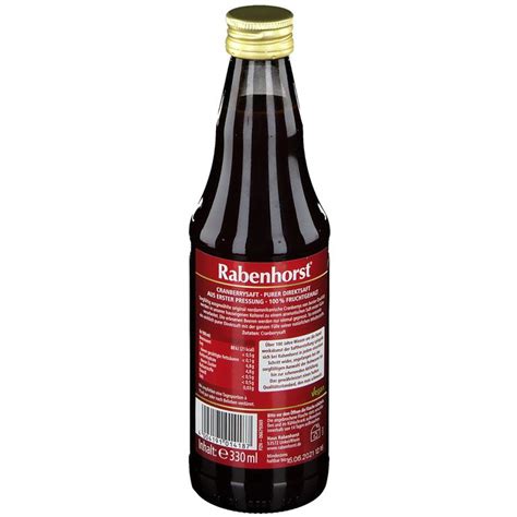 Rabenhorst Cranberry 330 Ml Shop Apotheke