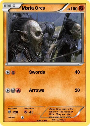 Pokémon Moria Orcs - Swords - My Pokemon Card