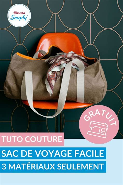 Tuto Couture Coudre Un Sac De Voyage Polochon Tuto Couture Sac De