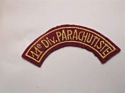 French Foreign Legion Nd Rep Th Parachute Brigade Hq Staff Badge