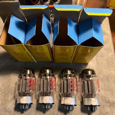 JJ Electronic KT88 Power Tube Matched Quad 2010s CLEAR Reverb