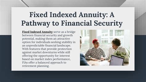 Ppt Fixed Indexed Annuity A Pathway To Financial Security Powerpoint