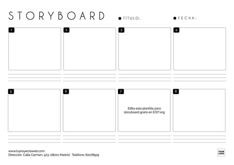 Plantillas De Storyboards Gratis Crea Guiones Gráficos Personalizados