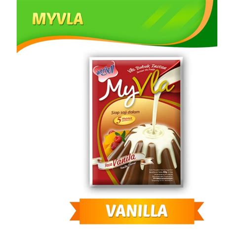 Jual My Vla Puding Nutrijell 63 60 Gram Cokelat Vanila Bubuk Instan