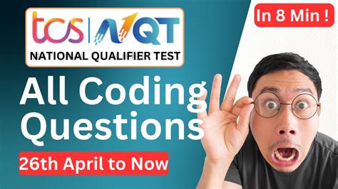 April All Slots Tcs Nqt Advance Coding Questions Recent