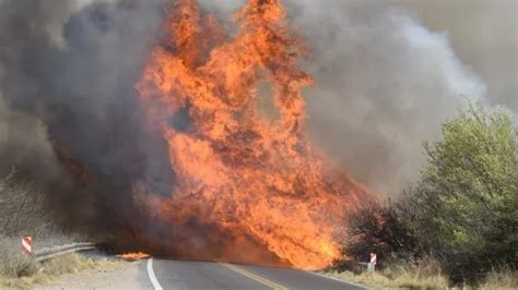 Se desarrollaron cuatro nuevos focos de incendio en Córdoba MendoVoz