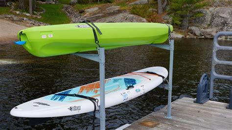 DIY Storage Rack For Kayaks Canoes And Stand Up Paddleboards SUPs