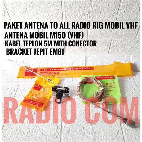 Jual Paket Antena Radio Mobil Vhf Anten M Gs Gsa Antena Radio Rig