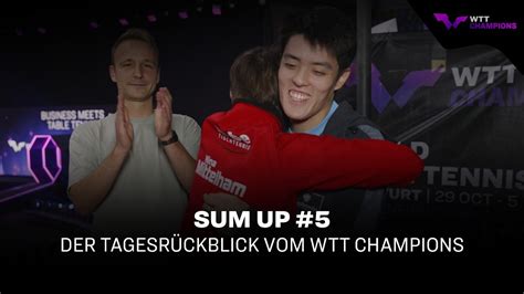 Sum Up Mit Nina Mittelham Und Dang Qiu I Der Tagesr Ckblick Vom Wtt