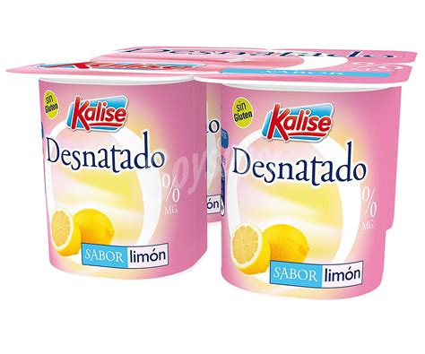 Kalise Yogur Desnatado Materia Grasa Sin Gluten Y Con Sabor A Lim N