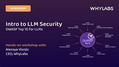 Intro To LLM Security OWASP Top 10 For Large Language Models LLMs