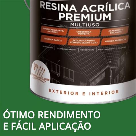 Resina Acrílica Premium Incolor Brasilux 3 6l MadeiraMadeira