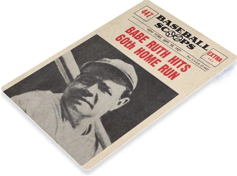 Babe Ruth 11x8 Inch Tin Sign Baseball Sultan Of Swat Red Sox Yankees