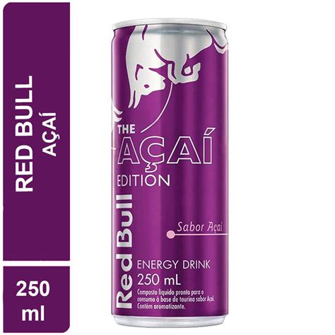 Energético Red Bull Edition Açaí Lata 250ml Bretas Supermercado