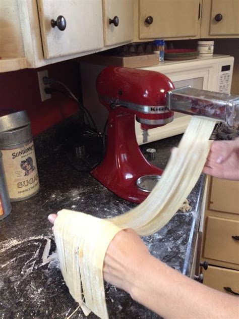 Homemade Pasta Using My Kitchen Aid Mixer Kitchen Aid Kitchen Aid