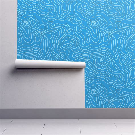 Rcarolina_blue_and_white_map_lines_stripes-01-01-01-01-01_shop_preview Waves Wallpaper ...