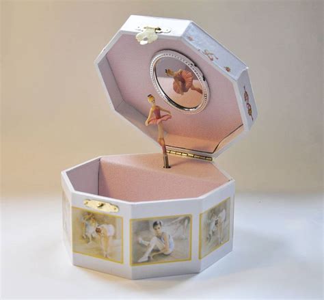 Pink Ballerina Music Jewellery Box By Loula And Deer Music Box