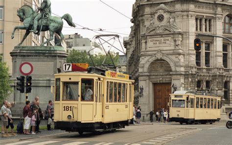 Trams Jaar Tram In Antwerpen